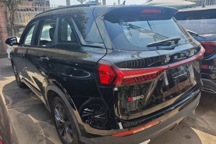 Used Dongfeng Fengon 580 2022 1.5T Automatic Enjoyment Model Rear Left 45 Deg