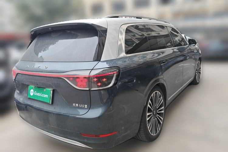 Used Hima AITO M9 2024 All-Electric Ultra Version 100 kWh 6-Seater Model Rear Right 45 Deg