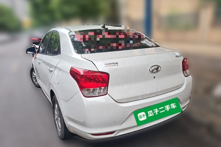 Used Hyundai Verna (older generation) 2017 1.4L Manual Colorful Skyroof Version China V Standard Rear Left 45 Deg