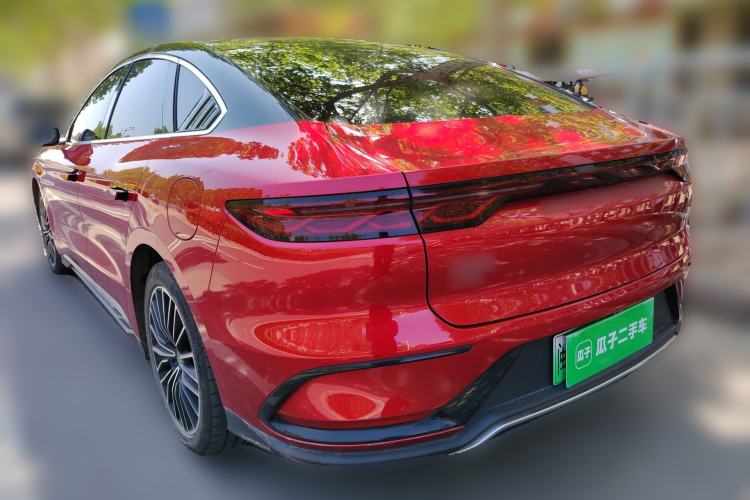 Used BYD Han 2022 DM-i 121KM Luxury Model Rear Left 45 Deg