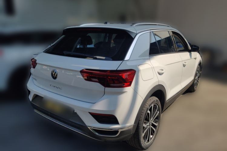 Used Volkswagen T-ROC 2021 280TSI DSG Two-Wheel Drive Comfort Connect Edition Rear Right 45 Deg