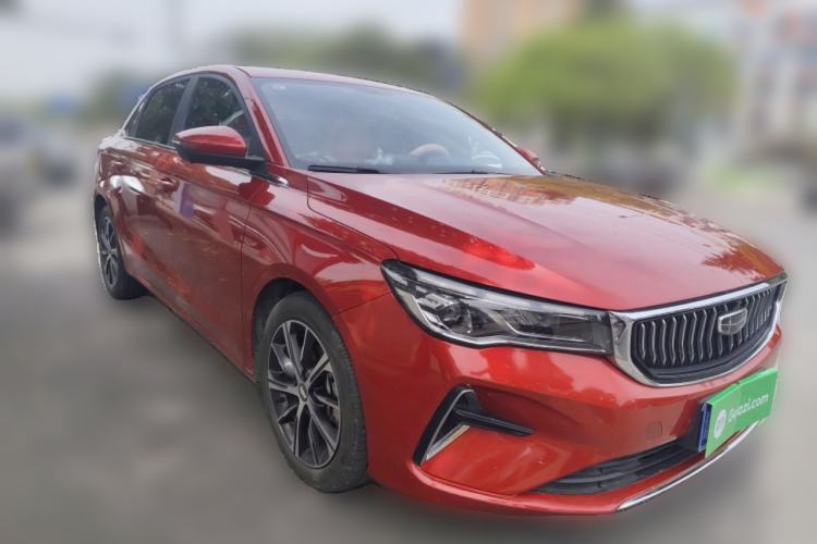 Used Geely Auto Emgrand 2022 4th Generation 1.5L CVT Flagship Model Front Right 45 Deg