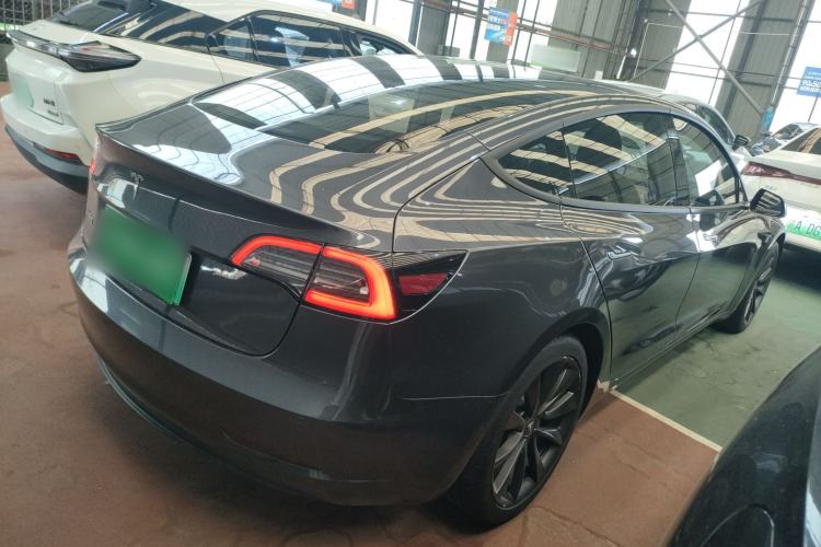 Used Tesla Model 3 2019 Standard Range Rear-Drive Upgraded Version Rear Right 45 Deg