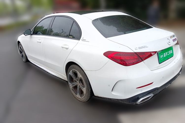 Used Mercedes-Benz C-Class 2022 Revised C 260 L Starry Night Sport Edition Rear Left 45 Deg