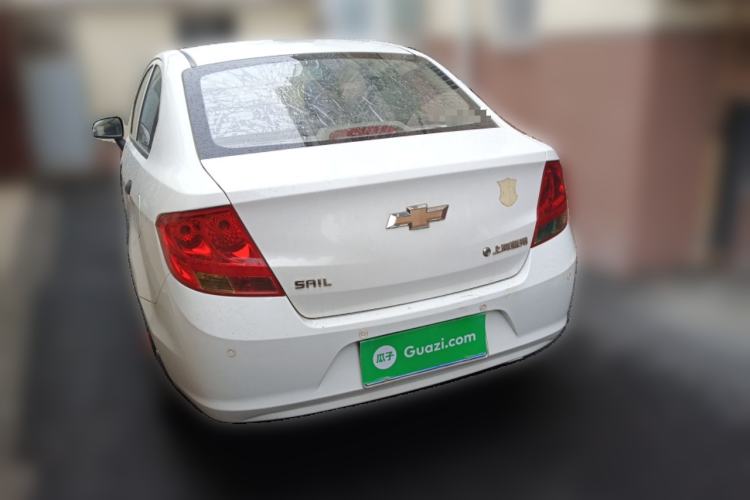 Used Chevrolet Sail 2010 Sedan 1.2L Manual Fashion Edition Rear Left 45 Deg