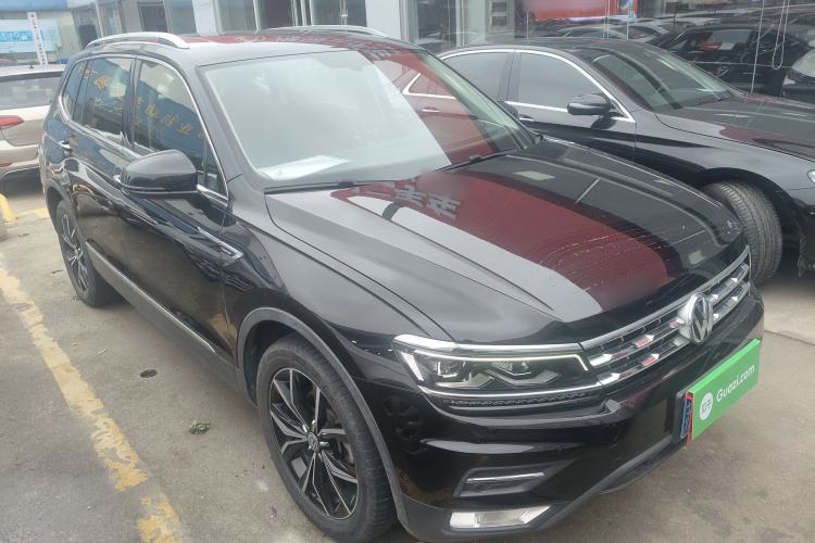 Used Volkswagen Tiguan L 2019 380TSI Automatic All-Wheel Drive Luxury Edition with 7 Seats China VI Standard Front Right 45 Deg