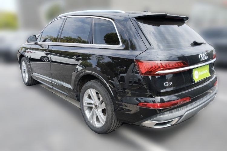 Used Audi Q7 2021 45 TFSI quattro S line Sport model Rear Left 45 Deg