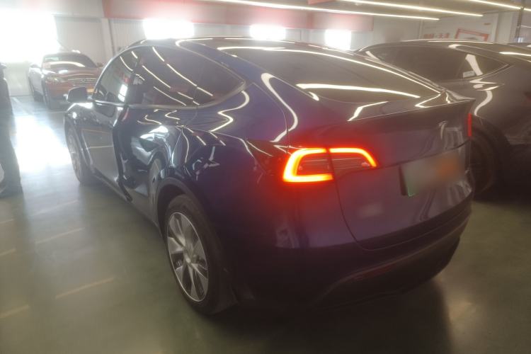 Used Tesla Model Y 2021 Standard Range Rear-Wheel Drive Version Rear Left 45 Deg