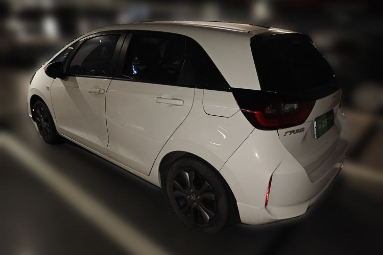 Used Honda Fit 2022 1.5L CVT Trendy Sunroof Edition Rear Left 45 Deg