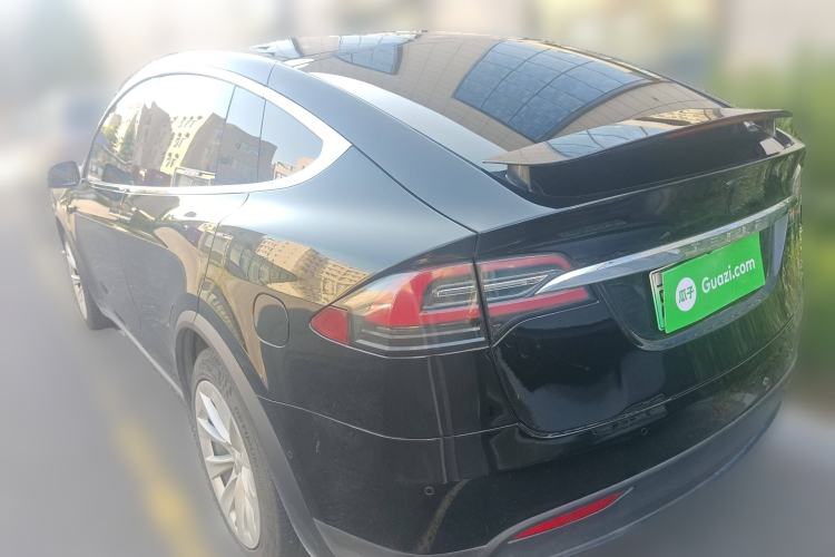 Used Tesla Model X 2019 Long-Range Version Rear Left 45 Deg