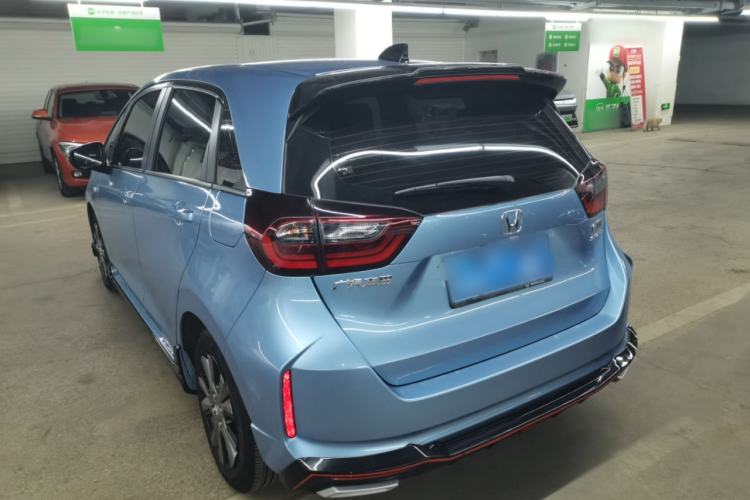 Used Honda Fit 2021 1.5L CVT Trendy Sports Edition Rear Left 45 Deg