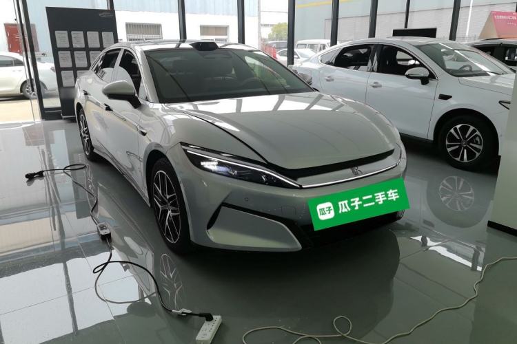Used BYD Han L 2025 EV Four-Wheel Drive LiDAR Flagship Model Front Right 45 Deg