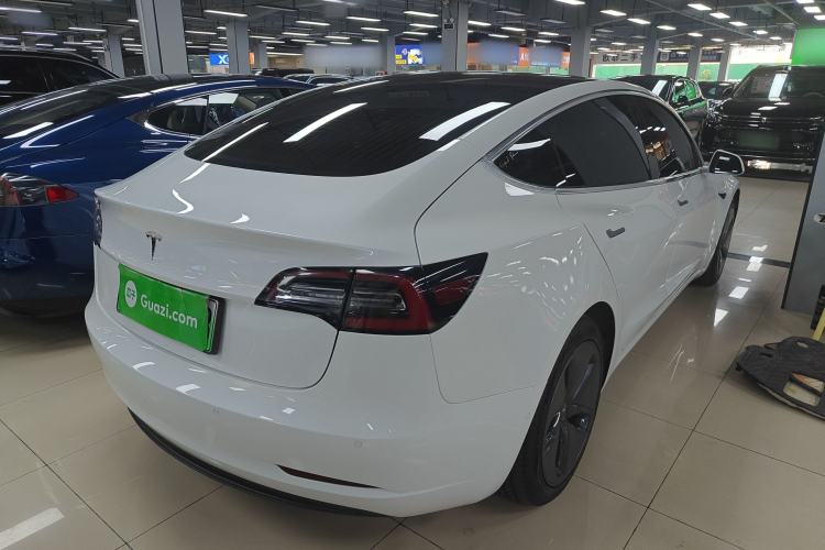 Used Tesla Model 3 2020 Revised Version Standard Range Rear-Wheel Drive – Upgraded Edition Rear Right 45 Deg