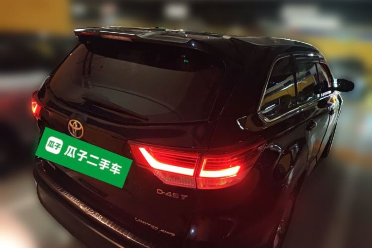Used Toyota Highlander 2018 2.0T Four-Wheel Drive Supreme Edition 7-Seater China VI Rear Right 45 Deg