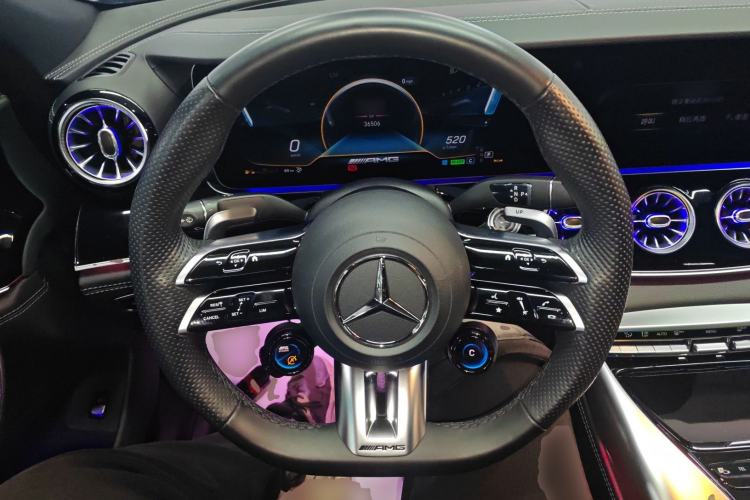 Used Mercedes-Benz AMG GT 2023 AMG GT 50 Four-Door Coupe Steering Wheel