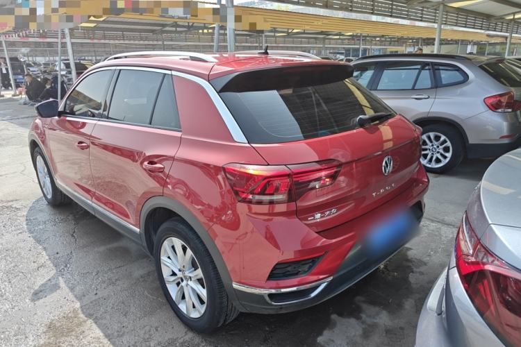Used Volkswagen T-ROC 2019 230TSI DSG Two-Wheel-Drive Advanced Version China VI Standard Rear Left 45 Deg