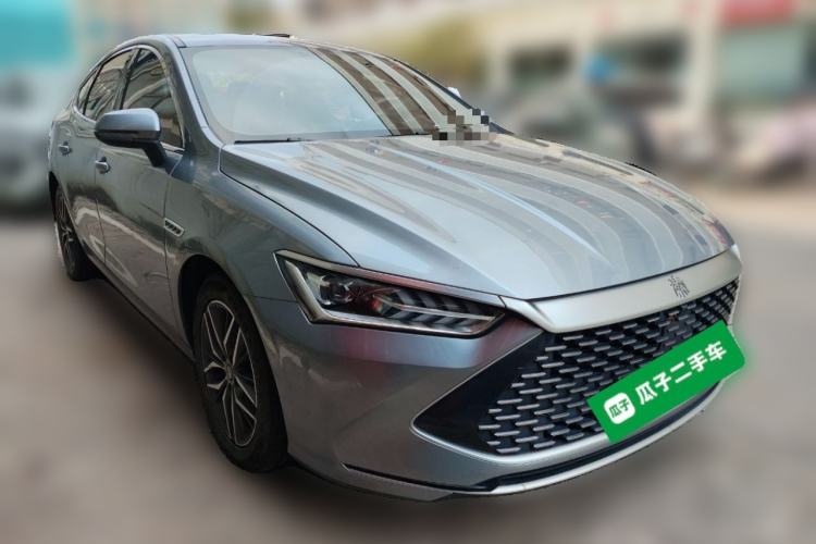 Used BYD Qin PLUS 2021 DM-i 55KM Flagship Model Front Right 45 Deg