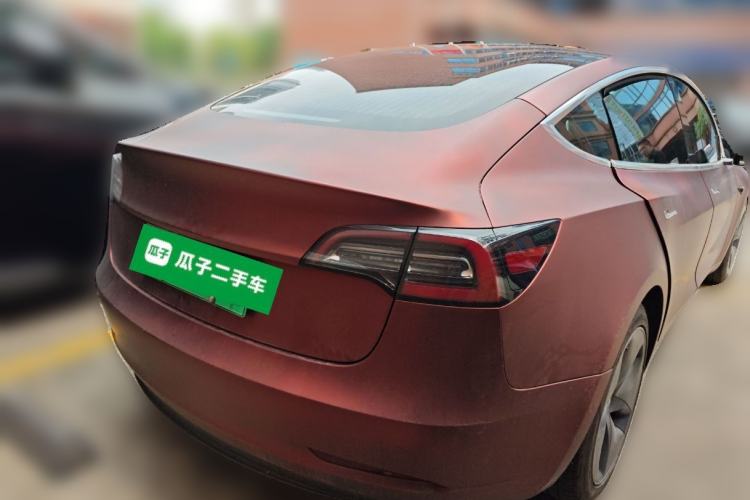 Used Tesla Model 3 2020 Standard Range Rear-Wheel Drive Upgraded Version Rear Right 45 Deg