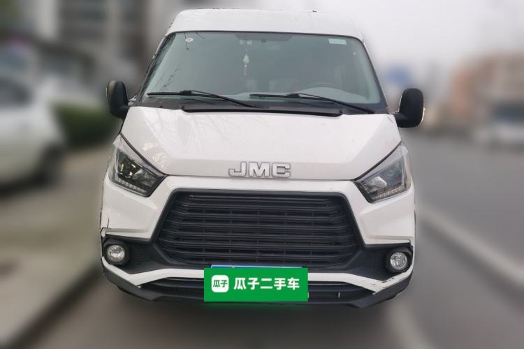 Used JMC Transit 2019 2.8T Commercial Version Long Wheelbase Mid-Roof 6-Seater Rear Single Tire China VI Emission Standard – JX493