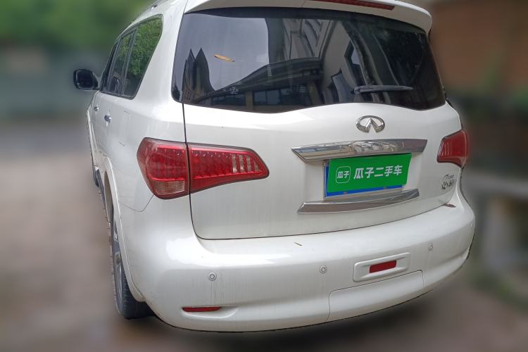 Used Infiniti QX80 2013 5.6L 4WD Rear Left 45 Deg