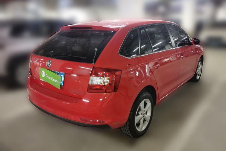 Used Skoda Rapid Spaceback 2016 Revised 1.6L Automatic Chuanxing Version Rear Right 45 Deg
