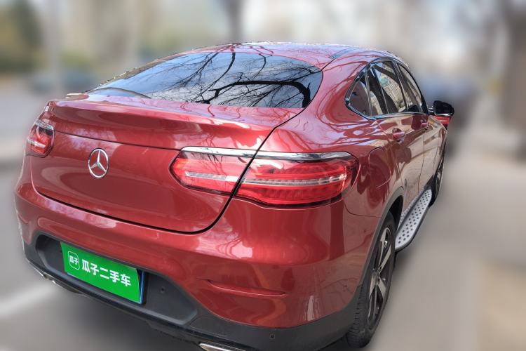 Used Mercedes-Benz GLC Coupe 2019 GLC 200 4MATIC Coupe SUV Rear Right 45 Deg