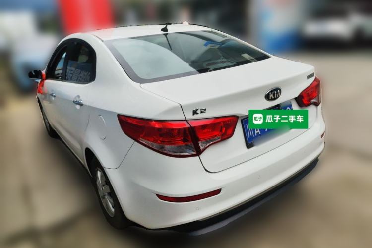 Used Kia K2 2012 Sedan 1.4L MT GL Commemorative Edition Rear Left 45 Deg