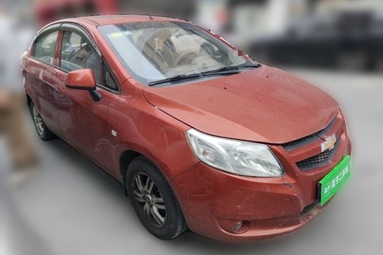 Used Chevrolet Sail 2013 Sedan 1.4L AMT Enjoy Edition Front Right 45 Deg