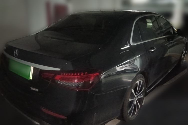 Used Mercedes-Benz E-Class New Energy 2022 E 350 e L Plug-in Hybrid Sports Sedan Rear Right 45 Deg