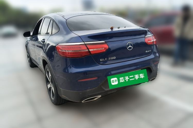 Used Mercedes-Benz GLC Coupe 2017 GLC 200 4MATIC Coupe SUV Rear Left 45 Deg