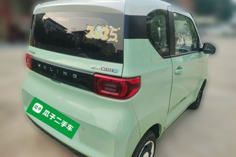 Used Wuling Hongguang MINIEV 2021 Macaron Fashion Model Lithium Iron Phosphate Rear Right 45 Deg