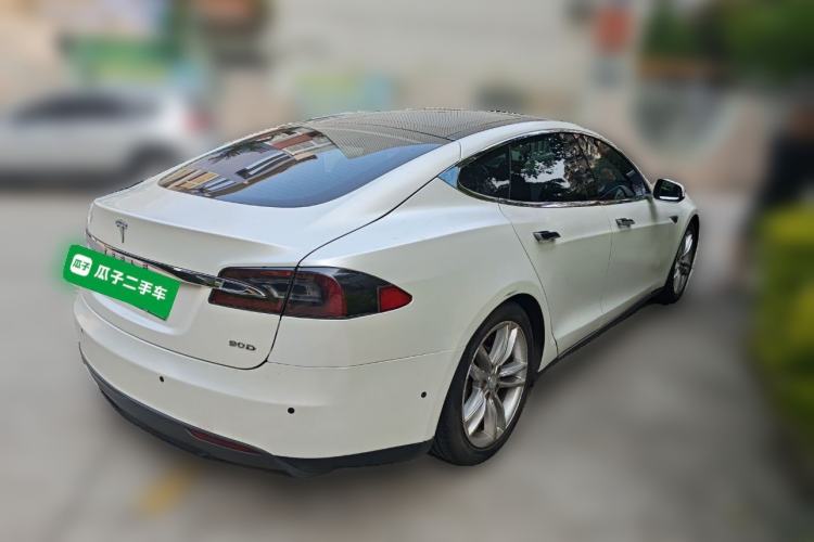 Used Tesla Model S 2016 S 90D Rear Right 45 Deg