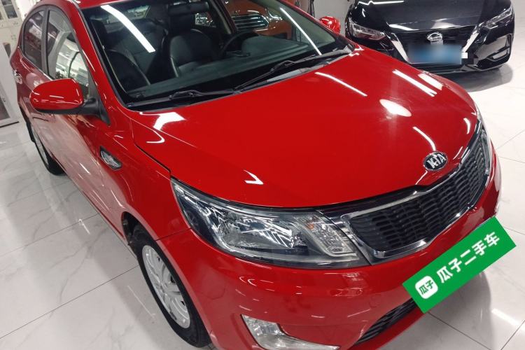 Used Kia K2 2012 Sedan 1.4L Automatic GLS Commemorative Edition Front Right 45 Deg