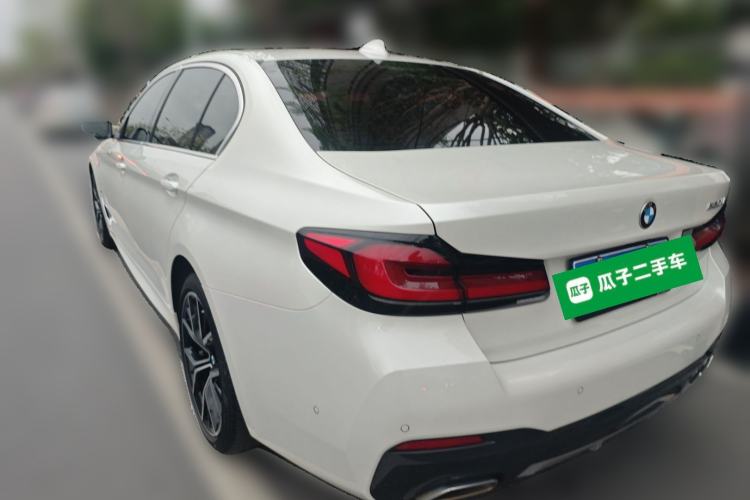 Used BMW 5 Series 2022 Second Facelift 530Li Luxury Version M Sport Package Rear Left 45 Deg