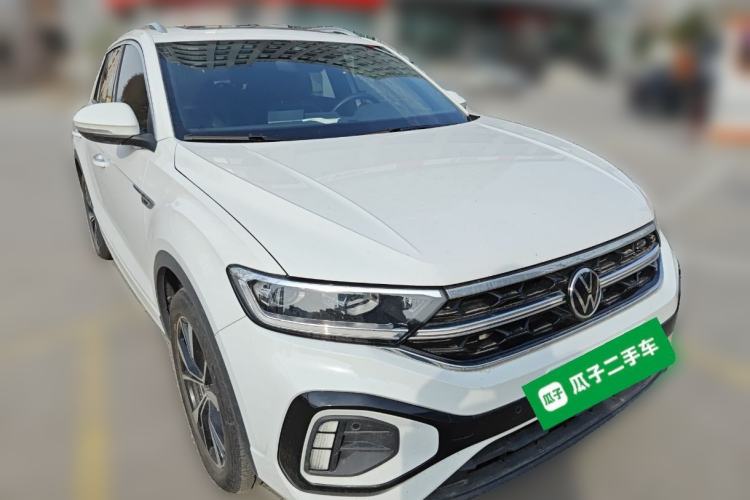 Used Volkswagen T-ROC 2023 300TSI DSG Two-Wheel-Drive Chen Guang Edition Front Right 45 Deg