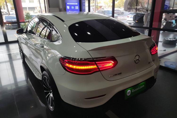 Used Mercedes-Benz GLC Coupe AMG 2017 AMG GLC 43 4MATIC Coupe SUV Rear Left 45 Deg