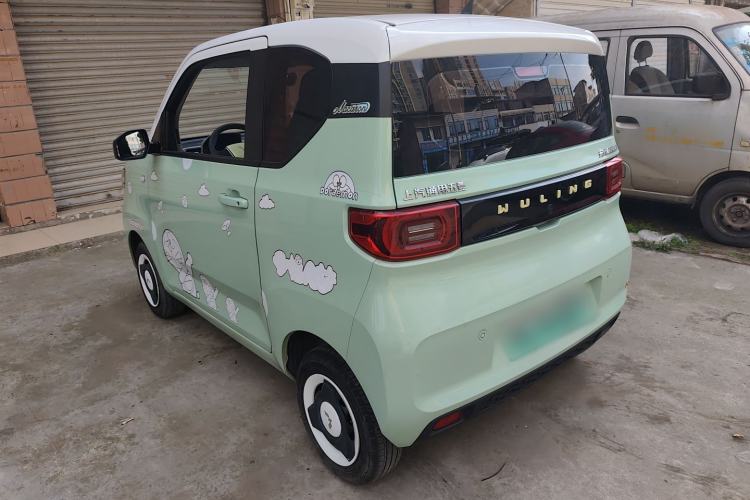 Used Wuling Hongguang MINIEV 2021 Macaron Premium Model – Lithium-NMC Rear Left 45 Deg