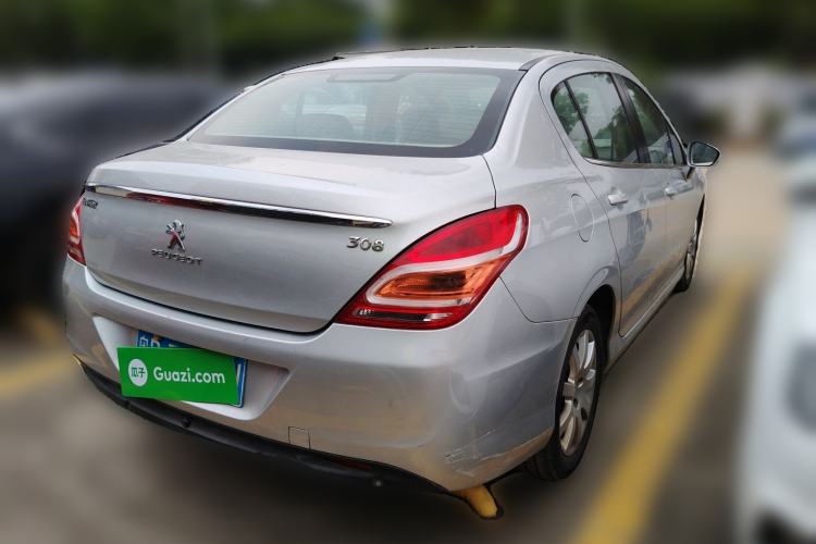 Used Peugeot 308 2013 1.6L Automatic YouShang Model Rear Right 45 Deg