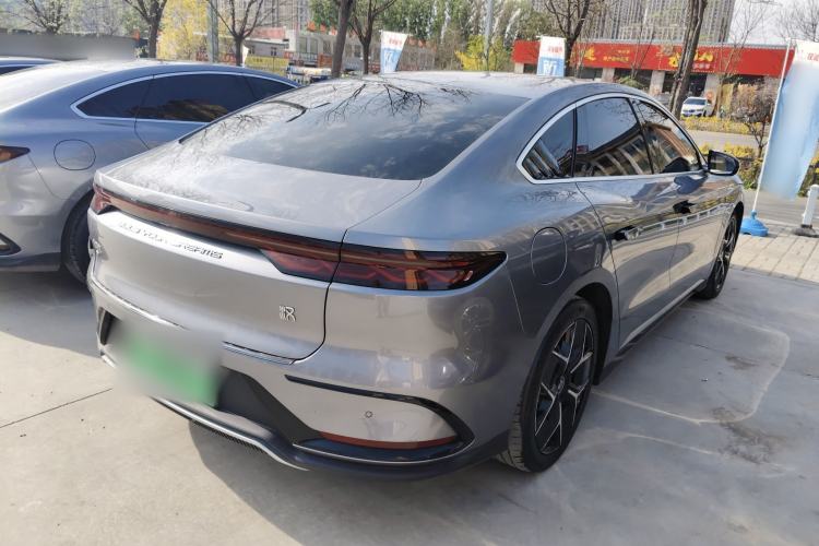 Used BYD Han 2022 EV Genesis Edition 715KM Front-Wheel-Drive Prestige Model Rear Right 45 Deg