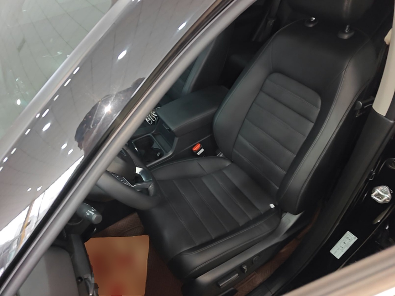 Vordere Reihe im Auto