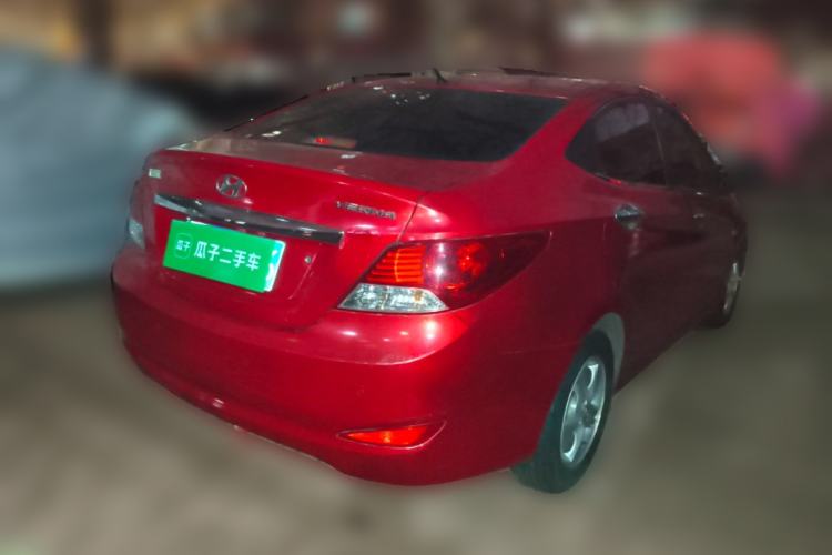 Used Hyundai Verna (older generation) 2010 Sedan 1.4L Automatic Fashionable GT Model Rear Right 45 Deg