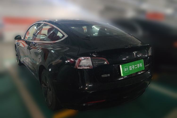 Used Tesla Model 3 2019 Standard Range Rear-Drive Upgraded Version Rear Left 45 Deg