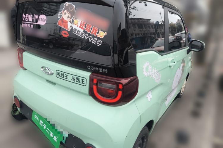 Used Chery QQ Ice Cream 2022 170km Sundae Phosphate Lithium-Ion Rear Right 45 Deg