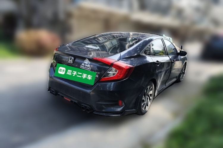 Used Honda Civic 2016 220TURBO CVT Luxury Edition Rear Right 45 Deg