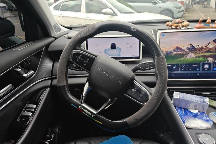 Used Chery Fengyun T9 2024 120 Long-Range Comfort Version 5 Seats Lithium Iron Phosphate Steering Wheel