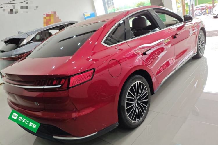 Used BYD Han 2020 EV Long-Range Luxury Model Rear Right 45 Deg