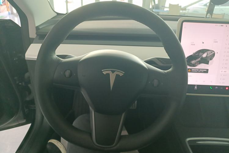 Used Tesla Model 3 2021 Revised Version II – Performance High-Performance All-Wheel-Drive Edition Steering Wheel
