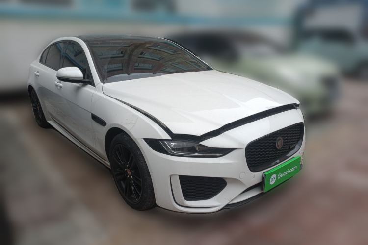 Used Jaguar XEL 2021 2.0T 250 PS Black Edition Sport Version Front Right 45 Deg