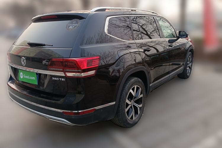 Used Volkswagen Teramont 2017 380TSI Four-Wheel Drive Luxury Edition Rear Right 45 Deg