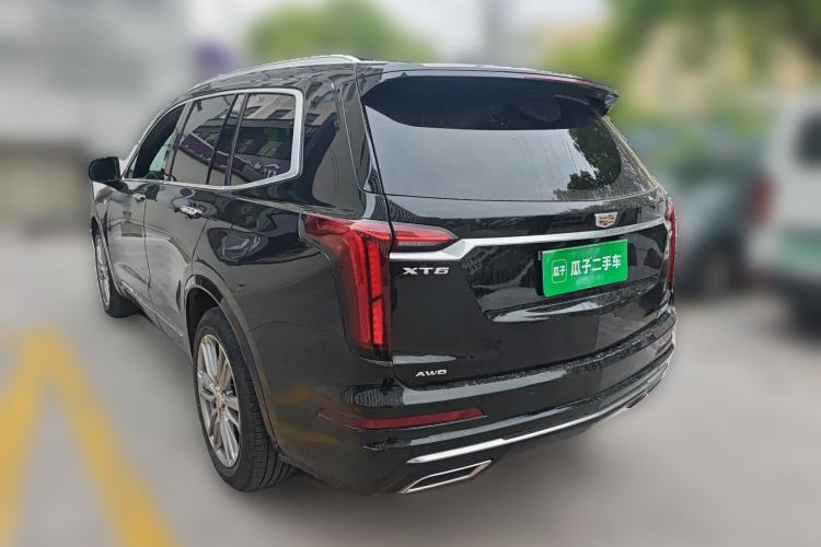 Used Cadillac XT6 2021 2.0T 7-Seater Four-Wheel Drive Luxury Version Rear Left 45 Deg